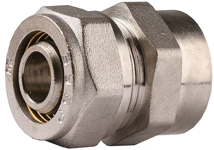 Соединитель ЗУБР с внутренней резьбой, цанга-гайка, 3/4&quot;х20х2,0 мм, никель 51402-20-3/4 купить в Нефтеюганске