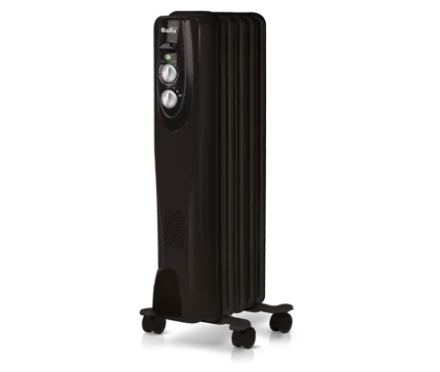 Маслянный радиатор обогреватель электрический BALLU Classic black BOH/CL-05BRN 1000 купить в Нефтеюганске