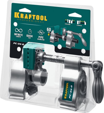 Струбцина KRAFTOOL PC-34-xx трубная 32301-1 купить в Нефтеюганске