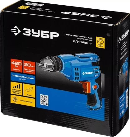 Дрель реверсивная ЗД-П420 ЭР серия ПРОФЕССИОНАЛ купить в Нефтеюганске