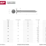 Гвозди толевые, оцинкованные в п/э пакете, 2,5x32мм, 65шт 3061-25-32 купить в Нефтеюганске