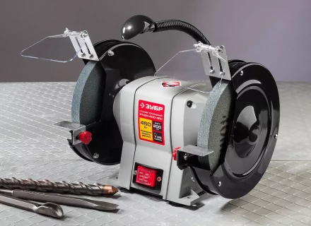 Станок точильный увеличенная мощность + лампа подсветки ЗТШМ-200-450 серия МАСТЕР купить в Нефтеюганске