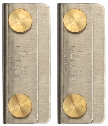 Скоба для скрепления двух ковриков, OLFA OL-CLIPS/2, 2шт OL-CLIPS/2 купить в Нефтеюганске