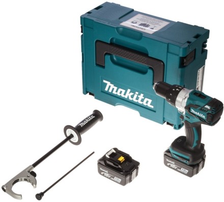 Дрель-шуруповерт аккумуляторная Makita DHP 481 RTE купить в Нефтеюганске