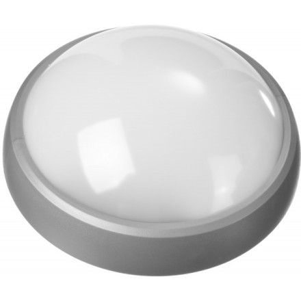 Светильник STAYER &quot;PROFI&quot; PROLight светодиодный, влагозащищенный IP65, встроен сенсор, пластик корп, влагозащищ, круг, металлик, 4000К, 12(100Вт) 57364-100-S купить в Нефтеюганске