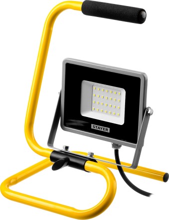 Прожектор LEDPro светодиодный, STAYER Profi 57135-30, переносной с подставкой, 30Вт 57135-30 купить в Нефтеюганске