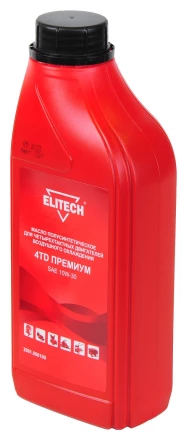 Масло п/синт. 4-х такт двигателей, (вязкость SAE 10W-30), 1л ELITECH премиум 2001.000100 купить в Нефтеюганске