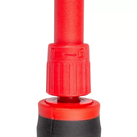 Диэлектрическая динамометрическая отвертка VDE КВТ НИО-3309 со сменными битами SLIM, 9 шт. (78279) купить в Нефтеюганске