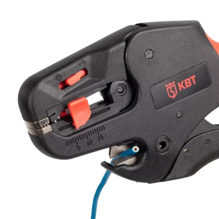 Автоматический торцевой стриппер КВТ WS-22т для снятия изоляции с проводов 0.08–10 мм (86599) купить в Нефтеюганске