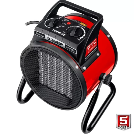 ЗУБР 3 кВт, электрическая тепловая пушка (ТПК-3Р) купить в Нефтеюганске