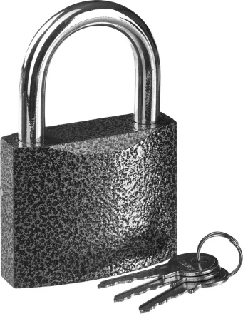 Замок STAYER &quot;STANDARD&quot; навесной, металлический корпус, закаленная дужка, 75 мм 37160-75 купить в Нефтеюганске