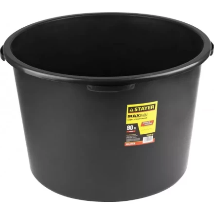 Кадка STAYER &quot;MASTER&quot; строительная пластмассовая, 90л 06098-90 купить в Нефтеюганске