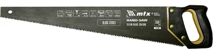 Ножовка по дереву,550 мм,7-8 TPI,зуб-3D,каленный зуб,тефл.покр. дер.рук-ка. MATRIX 23579 купить в Нефтеюганске