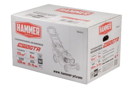 Газонокосилка бензиновая самоходная HAMMER KMT173GTR купить в Нефтеюганске