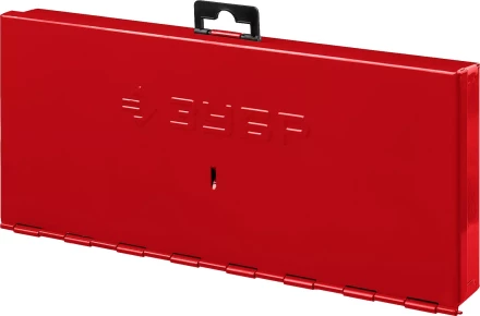 Набор ЗУБР &quot;ЭКСПЕРТ&quot; с метал.реж. инстр., метчики комплект. из 3-х штук и плашки М3-М12, оснастка-в метал.боксе, 32пред. 28129-H32 купить в Нефтеюганске