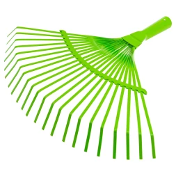 Грабли веерные стальные Palisad, 425 мм, 22 плоских зуба, эмалированные, без черенка, 617705