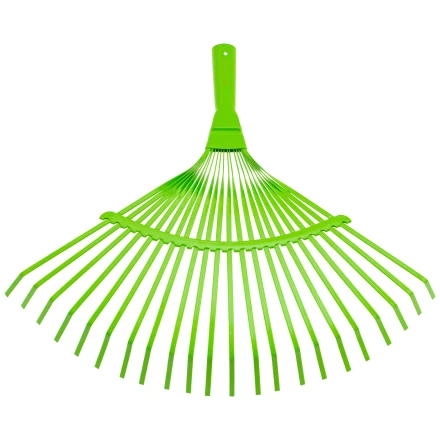 Грабли веерные стальные Palisad, 425 мм, 22 плоских зуба, эмалированные, без черенка, 617705 купить в Нефтеюганске