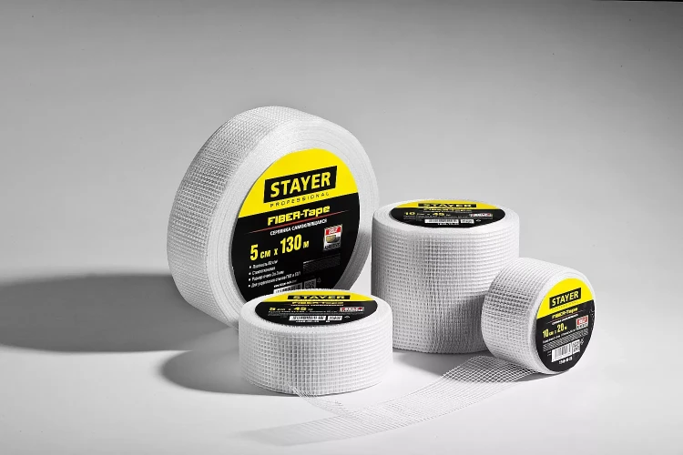 Серпянка самоклеящаяся FIBER-Tape, 5 см х 10м, STAYER Professional 1246-05-10 1246-05-10_z01 купить в Нефтеюганске
