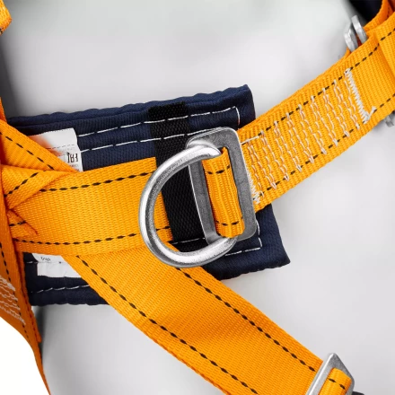 Удерживающе-страховочная привязь Сибртех 89507, модель УСП II, наплечные и набедренные лямки, высокий кушак купить в Нефтеюганске