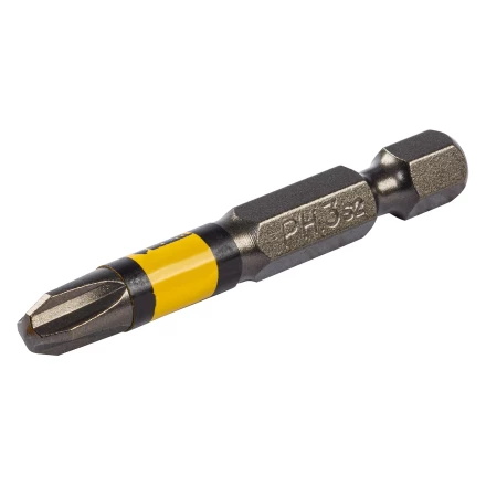 Набор бит комбинированный 3 шт., РН1, РН2, РН3, 50 мм, сталь S2 Denzel 11676 купить в Нефтеюганске