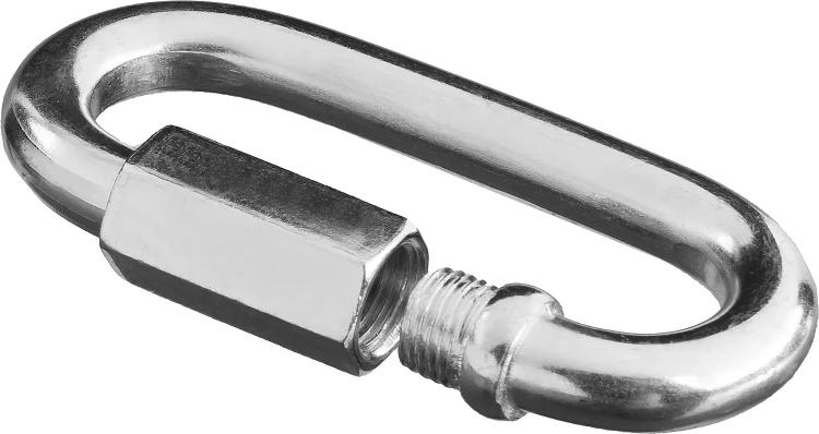 Карабин ЗУБР "МАСТЕР" винтовой с муфтой, оцинкованный, 6мм, 1 шт 304536-06 купить в Нефтеюганске
