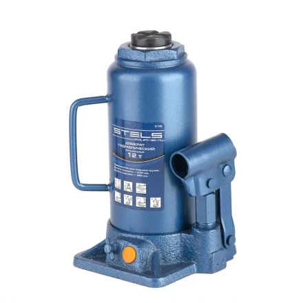 Домкрат гидравлический бутылочный 12 т h подъема 230–465 мм STELS 51108 купить в Нефтеюганске