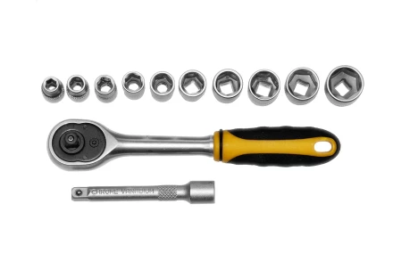 Набор головок 1/4 12 предметов Энкор 20774 купить в Нефтеюганске