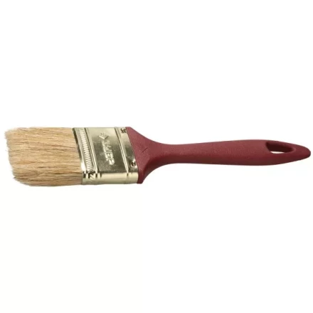 Кисть плоская ЗУБР &quot;УНИВЕРСАЛ-МАСТЕР&quot; &quot;КП-11&quot;, натуральная щетина, пластмассовая ручка, 63мм 4-01011-063 купить в Нефтеюганске