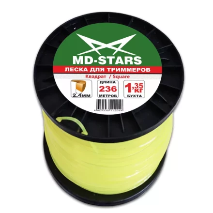 Леска для триммера SQUARE (квадрат) катушка 4,0ММХ83М купить в Нефтеюганске