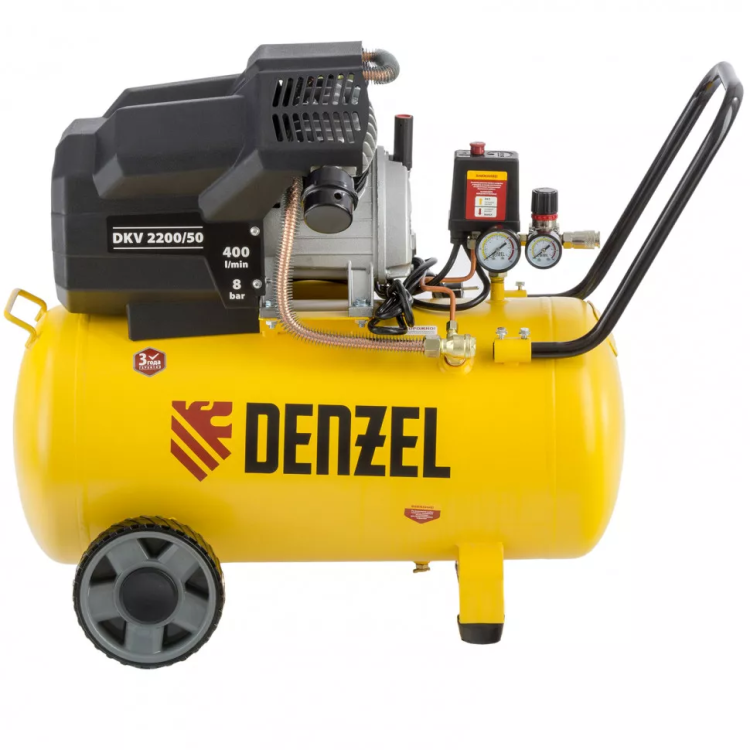 Компрессор воздушный Denzel DKV2200/50 Х-PRO 58083 купить в Нефтеюганске