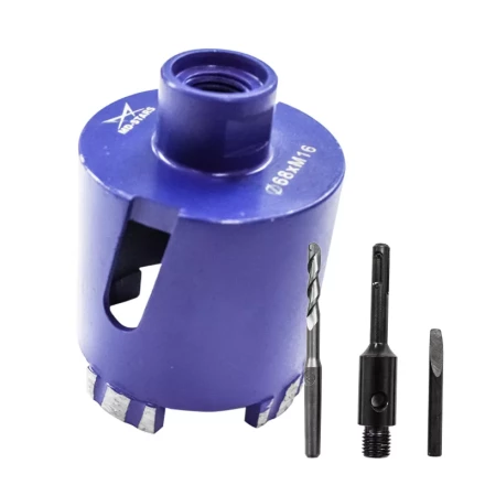 Сверло алмазное турбо с переходником SDS+ 68*10*M16 #4 купить в Нефтеюганске