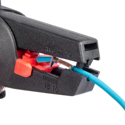 Автоматический торцевой стриппер КВТ WS-16 для снятия изоляции с проводов 0.5–6.0 мм с функцией резки (90987) купить в Нефтеюганске