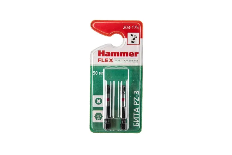 Бита HAMMER PZ3 50мм (2шт) купить в Нефтеюганске