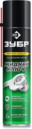 ЗУБР Жидкий ключ 400 мл, Проникающая аэрозольная смазка, ПРОФЕССИОНАЛ (41446) купить в Нефтеюганске
