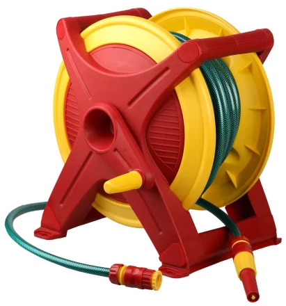 Катушка GRINDA для шланга универсальная: шланг поливочный 1/2&quot;x25м, соед шланг 1/2&quot;x 1,5м, набор поливочной арматуры 8-428441_z01 купить в Нефтеюганске