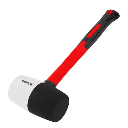 Киянка резиновая, 910 г, черно-белая резина, фибергласовая рукоятка// Matrix 11173 купить в Нефтеюганске