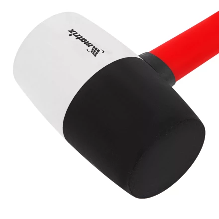 Киянка резиновая, 910 г, черно-белая резина, фибергласовая рукоятка// Matrix 11173 купить в Нефтеюганске