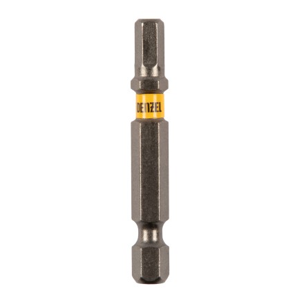 Бита HEX 5х50, сталь S2, шестигранный профиль, 10 шт. Е 6,3 Denzel 11663 купить в Нефтеюганске