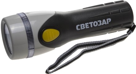 Фонарь СВЕТОЗАР &quot;UPITER&quot; ручной с пластмассовым корпусом и ремешком, ксеноновая лампа, 2xD SV-56375 купить в Нефтеюганске