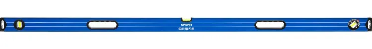 Уровень СИБИН коробчатый усиленный, утолщенный профиль, 2 фрезерованные поверхности, 3 противоударных ампулы (1 поворотная на 360 град), с ручками, 1 34609-150 купить в Нефтеюганске