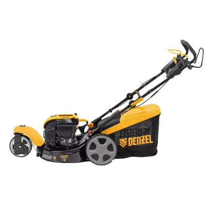 Бензиновая газонокосилка Denzel GLT-460SP-T, Trike 149 см3, 46 см, привод, панель, 60л (58810) купить в Нефтеюганске