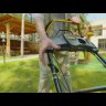 Бензиновая газонокосилка Denzel GLT-460SP-T, Trike 149 см3, 46 см, привод, панель, 60л (58810) купить в Нефтеюганске