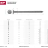 Гвозди ЗУБР "МАСТЕР" ершеные оцинкованные чертеж №7811-7120, 3,1х80мм, 5кг 305140-31-080 купить в Нефтеюганске