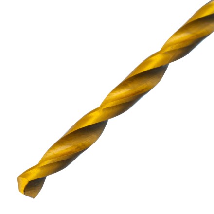 Сверло спиральное по металлу 2,5 х 95 мм Р6М5, Golden Tip, удлиненное, 2шт. Denzel 718246 купить в Нефтеюганске