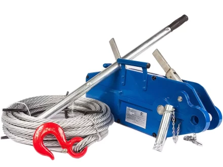Лебедка рычажная тросовая TOR МТМ 3200 3,2 т L=20м (стальной корпус) 1002529 купить в Нефтеюганске