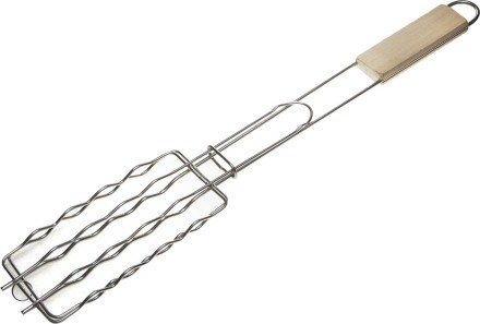 Решетка-гриль GRINDA &quot;BARBECUE&quot; для сосисок, нержавеющая сталь, 170х85мм 424730 купить в Нефтеюганске