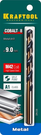 Сверла по металлу HSS-Co 29656-9 купить в Нефтеюганске