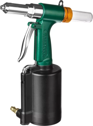 Заклепочник пневматический KRAFTOOL INDUSTRIE-PNEUMO для заклёпок из алюминия, стали, нерж. стали, d=2,4 / 3,2 / 4,0 / 4,8 / 6,4 мм 31185_z01 купить в Нефтеюганске