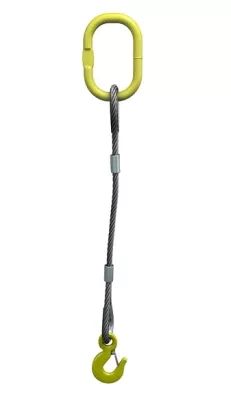 Строп канатный одноветвевой 1СК 0.75 т L=7 м с кч din 0.75 т опрессовка купить в Нефтеюганске