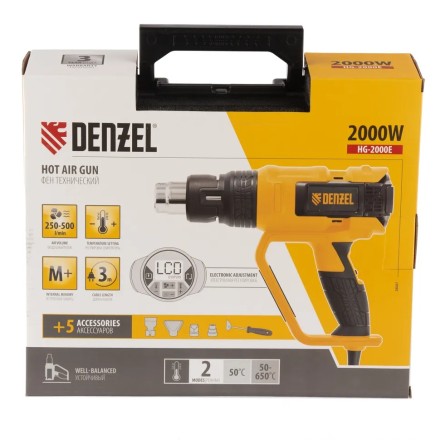 Фен строительный HG-2000E Denzel 28007 купить в Нефтеюганске